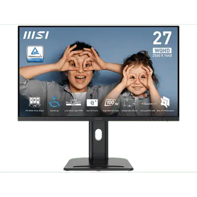 MSI PRO MP273QP E2 27" IPS 2560 x 1440 (QHD) Computer Monitor, View more