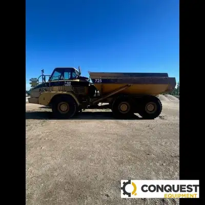 2004 Cat 725 Articulated Rock Trucks Box Height Extensions Good Tires Service Records Available Read...