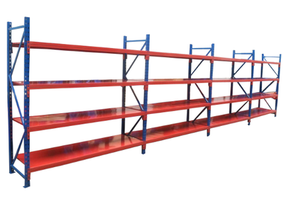 NEW 23.5″ WIDTH X 26.5 FEET INDUSTRIAL HEAVY DUTY RACKING & SHEL, View more
