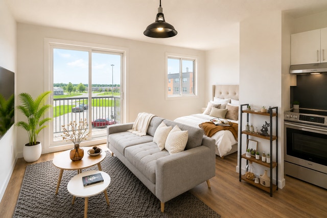 Studio lumineux à partir de 901 $/mois – Arvida (Jonquière) — photo 2