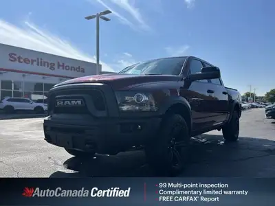 This 2021 Ram 1500 Classic Warlock Crew Cab boasts a powerful 5.7L Hemi V8 engine, making it a head-...