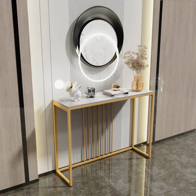 Console Table Stone Table MarbleBNIB LOT# 461163006661289475122