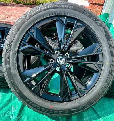 ⚠️ OEM 2026 HONDA CRV 19” BLACK ÉDITION RIMS + BRAND NEW WINTER TIRES ☃️ 235 / 55 / R19 GEPROMAX WIN...