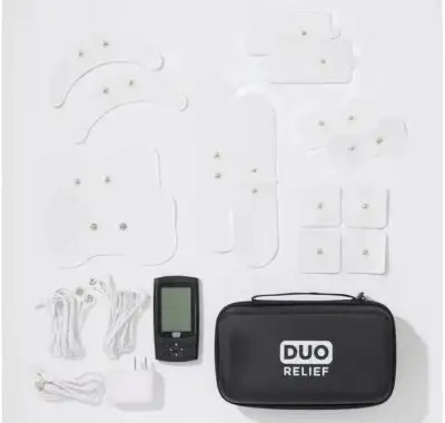 Tony Little Duo Relief EMS + TENS Muscle Stimulator and Pain Relief. The Tony Little EMS TENS has tw...