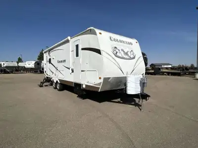 Dutchmen Colorado Travel Trailer w/Rear Living Area Including 2 Recliners, Overhead Cabinet, 72in.in...