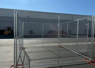 Galvanized Temporary 6' X 12' Chain Link Construction Fence, View more