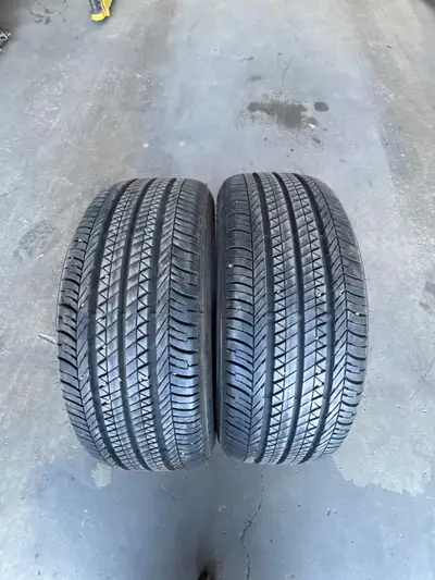 Two slightly used 195/55R16 86V Bridgestone Ecopia EP422 M S tires. In good condition 8/32 tread rem...
