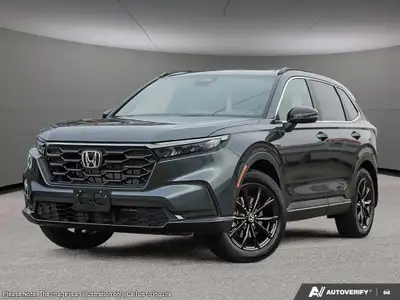 The 2026 Honda CR-V Sport AWD in an elegant Gray finish promises a driving experience that combines...