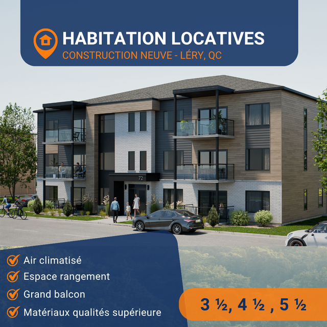 LOGEMENTS NEUFS HAUT DE GAMME À LOUER – 3 ½, 4 ½ et 5 ½ in Long Term Rentals in West Island - Image 15