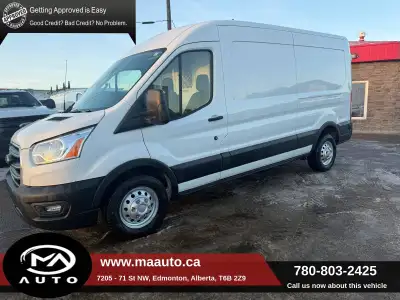 2020 Ford Transit Cargo T-250 148in. Med Roof AWD Insulated Cargo Van - Factory Remote Starter - Hea...