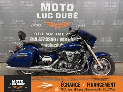 2013 Yamaha V-Star 1300 Deluxe Yamaha V-Star 1300 Deluxe 2013 69 636 KM FAIRING AVEC GPS ET HAUT-PAR...