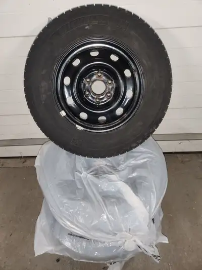 Michellin X Winter tires on steel rims. Excellent condition. 9/32nd tread (Have 11/32nd from new) Pa...