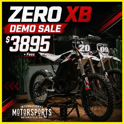 2025 ZERO XB SALE Add $695 Freight & Setup + $395 Documentation Fee + taxes Lightweight. Electric. F...