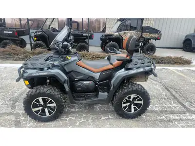 2022 Can-Am ATV OUTL MAX LTD 1000R GY 22 2022 CAN AM OUTLANDER LTD 1000. 3924 KM. LINQ WINDSHIELD, S...