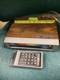 Rare Vintage Philips Colour Voice 1000 Cv1000 and Remote