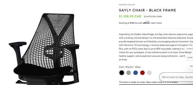 Herman Miller-Celle/Sayl-Chair Collection-Excellent Condition! in Chairs & Recliners in Mississauga / Peel Region - Image 5