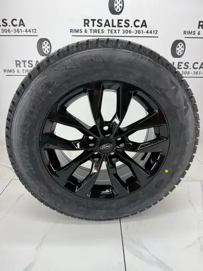 Set of 4 225/65r17 Bridgestone Blizzak Winter Tires ON 17" DAI "ONE" Rims FITS FORD ESCAPE BRONCO MA...