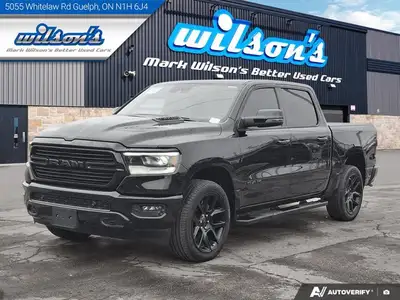 Check out this certified 2024 Ram 1500 Sport Night Crew Cab 4x4 Hemi | Pano Roof | Leather Buckets S...