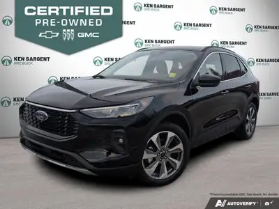 The 2024 Ford Escape Platinum AWD in elegant Black is the epitome of refined all-wheel drive perform...