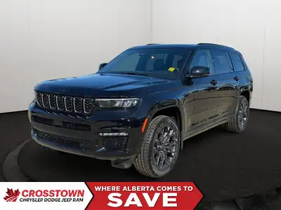 This 2025 JEEP GRAND CHEROKEE L SUMMIT 4X4 has the following options Palermo Leather Seats, Dual-Pan...