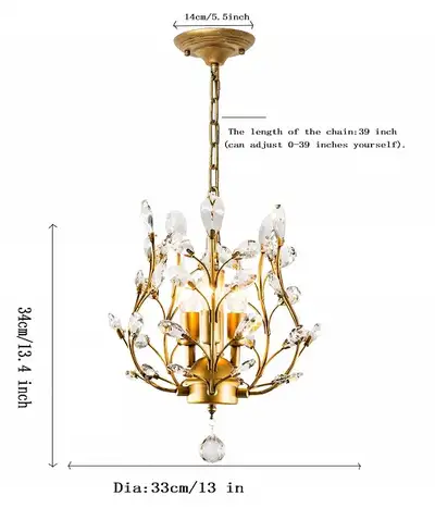 Vintage K9 Clear Crystal Chandeliers Ceiling Lighting, Pendant L, View more