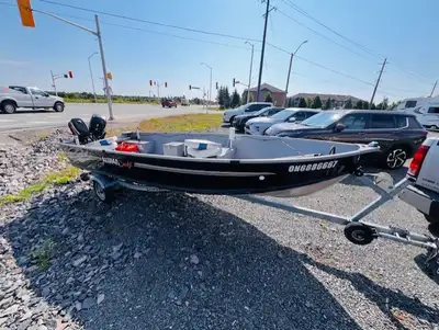 *** FINANCING AVAILABLE!! *** *** 2019 ALUMACRAFT V-16 *** * 2 OUT BOARD MOTORS INCLUDED * GALVANIZE...