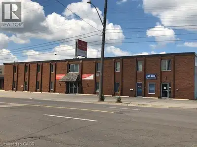 Bright 2nd floor office space in convenient East Hamilton/Stoney Creek location. High visibility cor...