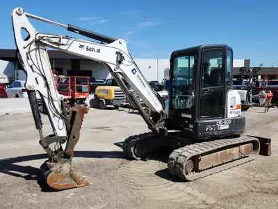 2019 Bobcat E55 MINI EXCAVATOR, 2862 HOURS, A/C CAB, HYDRAULIC THUMB 2019 Bobcat E55 Call or Text fo...