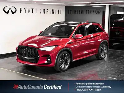 The 2023 INFINITI QX50 Sport is the boldest expression of the QX50 lineup, trading traditional chrom...