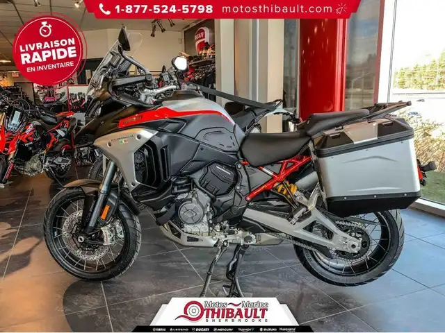 2025 Ducati Multistrada V4 Rally Travel & Radar Spoked Wheels in Street, Cruisers & Choppers in Sherbrooke - Image 5