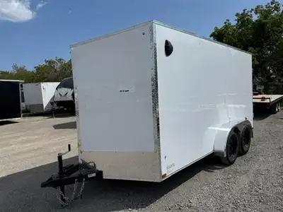 2027 Forest River 7x14 Tandem axle GVWR 7000lbs and a cargo capacity of 4700lbs. This budget friendl...