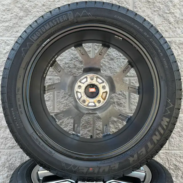 (99%) 4x 245/45R18 MotoMaster Winters w/ Jaguar / Volvo Rims in Tires & Rims in City of Toronto - Image 9