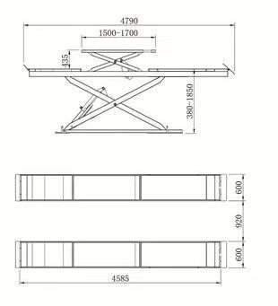 Alignment Scissor lift 9000lbs/10000lbs/12000lbs Truck/Car Hoist in Other Parts & Accessories in Ottawa - Image 3
