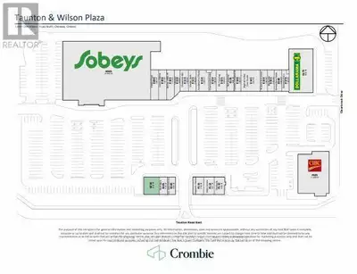 Busy retail plaza just east of Harmony - Starbucks, Dominos, Sobeys, CIBC. Across from new Chick-Fil...