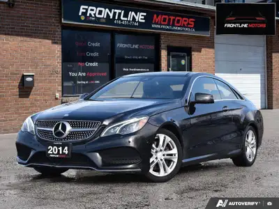2014 Mercedes E350 Coupe 4MATIC - Accident-free! Black on Black Leather Interior! Well Maintained! L...