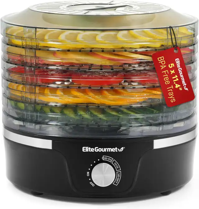 NEW ELITE GOURMET FOOD DEHYDRATOR 1016437 in Irons & Garment Steamers in Lethbridge - Image 5