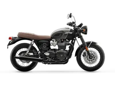 Argyll Motorsports 2026 Triumph Bonneville T120 Matt silver ice Bonneville beauty, blacked-out Featu...