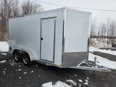 ### ???? 2026 Canadian Made All Aluminum 7x14 Enclosed Trailer Premium Build, Ready to Work! ???? Av...