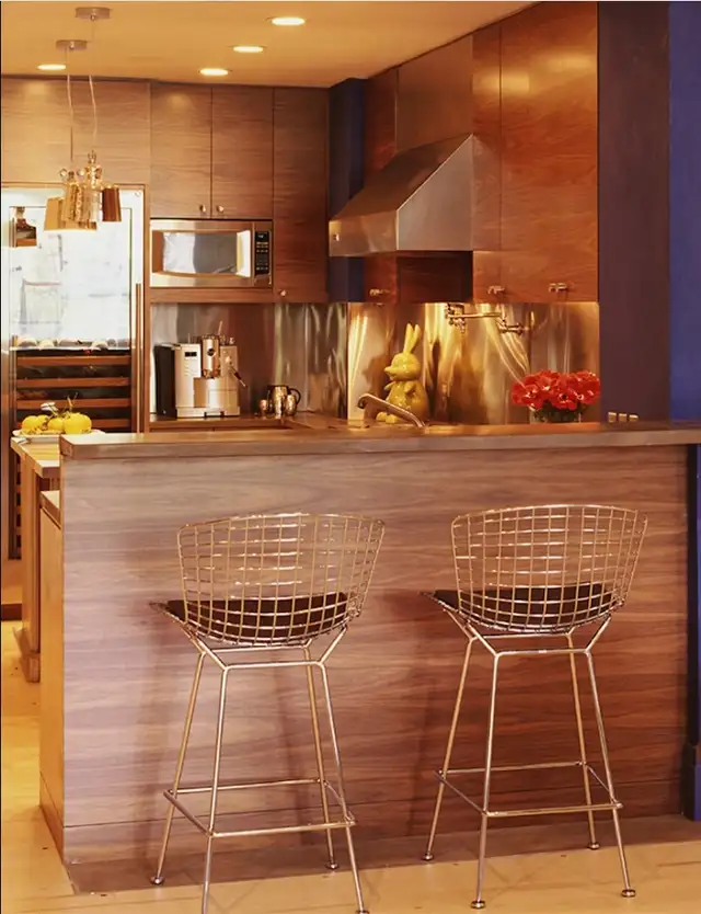 Harry Bertoia Bar and Counter Stool Chromed Wire Frame Bar stool ...
