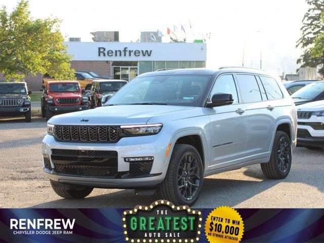 2025 Jeep Grand Cherokee L Summit Reserve 4x4, HUD, Night in Cars & Trucks in Calgary