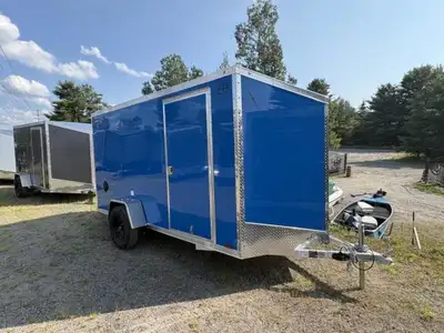 Lightning 6x12 3500lb axle...6' Interior with Ramp Door. Cargo Trailers Features: All-Aluminum Frame...