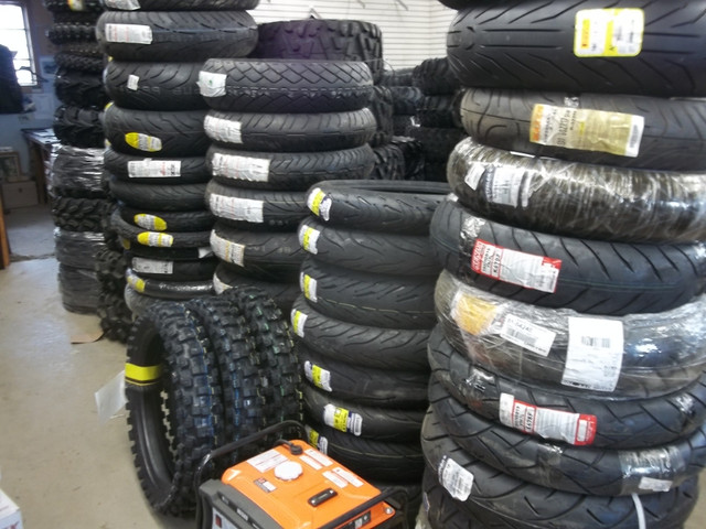 LOWEST PRICES in CANADA  MOTORCYCLE TIRES  ! in Tires & Rims in Kingston