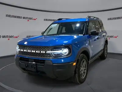 // ACCIDENT FREE!! // Meet the 2025 Ford Bronco Sport Big Bend 4x4, now available at Haldimand Motor...