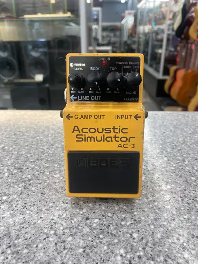 Boss AC-3 Acoustic Simulator Guitar Pedal, View more