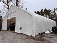 Used 50'(L)*70'(W)*24'(H) Double truss frame Storage Shelter