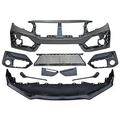 Upgrade your Honda Civic 2016-2021 to 20 Type R Carbon Style Look FITMENT: Honda Civic Sedan/Coupe 2...