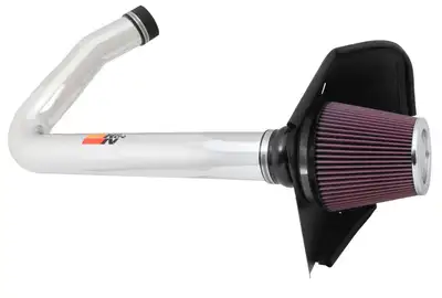 Gain a guaranteed increase in horsepower and torque with a K&N cold air intake system featuring a ma...