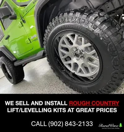 We sell and install lift kits and levelling kits at great prices! We also sell and install other aft...