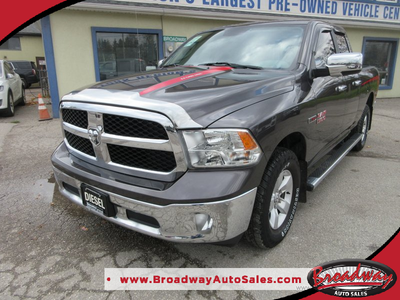 3.0L - V6 - ECO-DIESEL - DOHC 24 VALVE DIESEL ENGINE 4X4 SYSTEM QUAD-CAB 6.6"-FOOT-BOX RUNNING BOARD...
