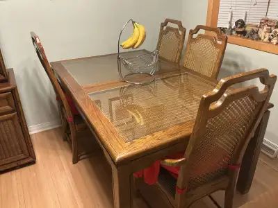 We are moving! We have loved this set and it has been in the family for many years. We need to downs...